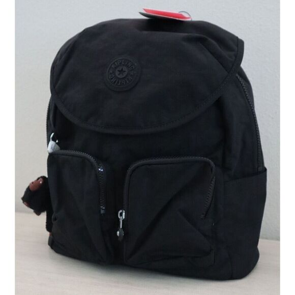 Kipling KI0365-0DH Women\'s Medium Size Black Tonal Fiona Nylon Backpack main image 8